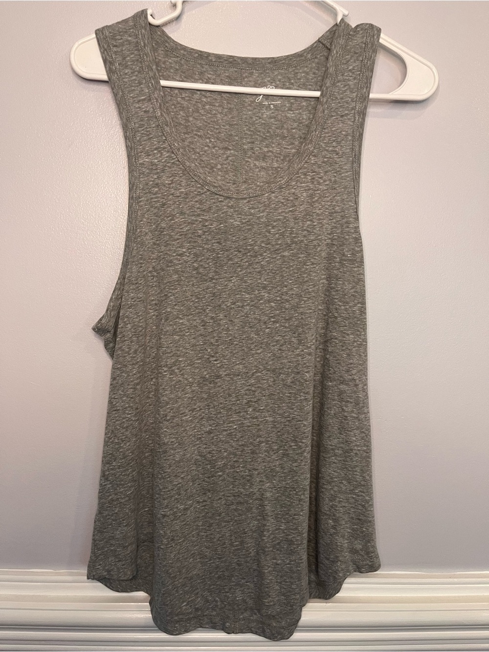 J. Crew Heather Gray Scoop Neck Tank